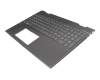 442.0DE6.0001 Original HP Tastatur inkl. Topcase DE (deutsch) grau/grau mit Backlight