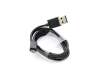 Micro-USB Daten- / Ladekabel schwarz 0,90m für Asus VivoTab Smart (ME400C)