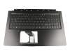 450.0B204.001 Original Acer Tastatur inkl. Topcase DE (deutsch) schwarz/schwarz mit Backlight