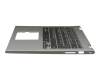 460.07R08.0017 Original Dell Tastatur inkl. Topcase DE (deutsch) schwarz/silber mit Backlight