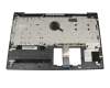 460.0DB09.0004 Original Lenovo Tastatur inkl. Topcase BE (belgisch) grau/grau