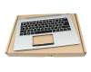 4600JU020003 Original Acer Tastatur inkl. Topcase FR (französisch) schwarz/silber mit Backlight