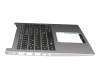 46M0E7CSC07393 Original Acer Tastatur inkl. Topcase DE (deutsch) schwarz/silber mit Backlight