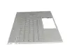 46M0EFCS0061 Original HP Tastatur inkl. Topcase DE (deutsch) silber/silber mit Backlight