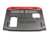 Gehäuse Unterseite schwarz-rot original für Acer Predator Helios 300 (PH317-52)