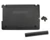 Gehäuse Unterseite schwarz original (mit ODD-Schacht) inkl. Laufwerksblende & LAN-Anschluss-Abdeckung für Asus VivoBook Max P541NA