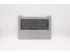 Lenovo 5CB0R07583 C-Cover with keyboard,Nordic,Platinum Grey,Backlight,Non_FingerPrint