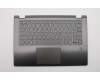 Lenovo 5CB0R08514 C-Cover with keyboard,USA English,Iron Grey,Backlight,Fingerprint
