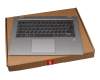 5CB0R08636 Original Lenovo Tastatur inkl. Topcase SP (spanisch) grau/silber mit Backlight