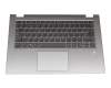 5CB0R08636 Original Lenovo Tastatur inkl. Topcase SP (spanisch) grau/silber mit Backlight