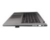 5CB0R08636 Original Lenovo Tastatur inkl. Topcase SP (spanisch) grau/silber mit Backlight