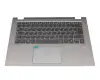 5CB0R08674 Original Lenovo Tastatur inkl. Topcase DE (deutsch) grau/silber mit Backlight
