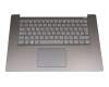 5CB0R12222 Original Lenovo Tastatur inkl. Topcase DE (deutsch) grau/grau mit Backlight