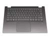 5CB0R47328 Original Lenovo Tastatur inkl. Topcase DE (deutsch) grau/grau mit Backlight