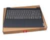 5CB0S18710 Original Lenovo Tastatur inkl. Topcase DE (deutsch) grau/blau