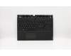 Lenovo 5CB0U42710 C-Cover with keyboard, Italian, Black, Backlight