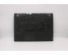 Lenovo 5CB0U42949 C-Cover with keyboard, Czech, Black, Backlight