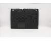 Lenovo 5CB0U42952 C-Cover with keyboard, Belgian, Black, Backlight, UK