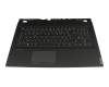 5CB0U42954 Original Lenovo Tastatur inkl. Topcase FR (französisch) schwarz/schwarz mit Backlight