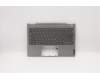 Lenovo 5CB0U43256 C-Cover with keyboard,Hebrew,Mineral Grey,Non_Backlight,Fingerprint