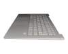 5CB0U44258 Original Lenovo Tastatur inkl. Topcase DE (deutsch) silber/silber mit Backlight