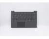 Lenovo 5CB0X56165 C-Cover with keyboard, Spanish, Platinum Grey, Backlight, Fingerprint