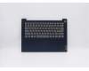 Lenovo 5CB0X56676 C-Cover with keyboard, Italian, Abyss Blue, Non-Backlight, Fingerprint, UK