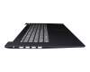 5CB0X56818 Original Lenovo Tastatur inkl. Topcase DE (deutsch) grau/blau (Fingerprint)