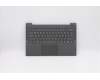 Lenovo 5CB0Y88943 C-Cover with keyboard, German, Black, Backlight, Fingerprint
