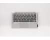 Lenovo 5CB0Y89278 C-Cover with keyboard, Hebrew, Silver, Backlight, Fingerprint