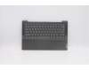 Lenovo 5CB1A14165 C-Cover with keyboard, French, Black, Backlight, Fingerprint, US