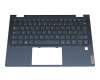 5CB1B22418 Original Lenovo Tastatur inkl. Topcase DE (deutsch) blau/blau mit Backlight (Abyss Blue)