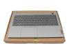 5CB1B34810 Original Lenovo Tastatur inkl. Topcase US (englisch) grau/grau mit Backlight