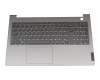 5CB1B34953 Original Lenovo Tastatur inkl. Topcase UK (englisch) dunkelgrau/grau mit Backlight