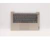 Lenovo 5CB1C04481 C-Cover with keyboard,US English Euro,Sand,Backlight,FingerPrint