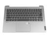 5CB1C04869 Original Lenovo Tastatur inkl. Topcase DE (deutsch) grau/silber mit Backlight