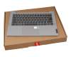 5CB1C13623 Original Lenovo Tastatur inkl. Topcase DE (deutsch) grau/grau mit Backlight