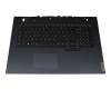 5CB1C19232 Original Lenovo Tastatur inkl. Topcase DE (deutsch) schwarz/blau mit Backlight