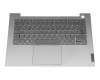 5CB1C89916 Original Lenovo Tastatur inkl. Topcase DE (deutsch) dunkelgrau/grau mit Backlight