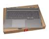 5CB1D04541 Original Lenovo Tastatur inkl. Topcase DE (deutsch) grau/grau mit Backlight