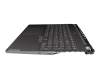 5CB1D05127 Original Lenovo Tastatur inkl. Topcase DE (deutsch) grau/grau mit Backlight