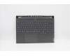 Lenovo 5CB1D05127 C-Cover with keyboard, German, Grey