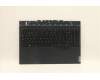 Lenovo 5CB1D12346 C-Abdeckung mit Tastatur, Portugiesisch, Blau, Weiße Hintergrundbel.