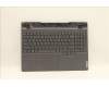 Lenovo 5CB1F39065 C-Cover with keyboard,Arabic,Storm Grey,RGB Backlight