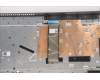 Lenovo 5CB1H80747 C-Cover with keyboard,Belgian,Arctic Grey,FingerPrint