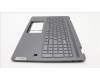 Lenovo 5CB1H80908 C-Cover with keyboard,US English Euro,Storm Grey