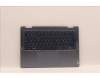 Lenovo 5CB1J02087 C-Abdeckung mit Tastatur, Belgisch, Stein-Blaugrau, Fingerabdruck, GB