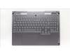 Lenovo 5CB1J32294 C-Cover with keyboard,German,Storm Grey,White Backlight