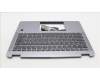 Lenovo 5CB1K20818 C-Cover with keyboard,Italian,Arctic Grey