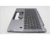 Lenovo 5CB1K20828 C-Cover with keyboard, French, Arctic Grey, US